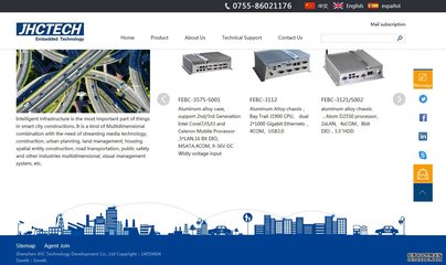 台湾企业网站建设案例 集和诚科技(英文版)网站制作
